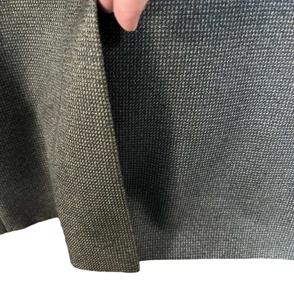 Chaps Brown/Gray Pattern Rayon Poly Blend Men's Blazer Sports Coat Size 44L